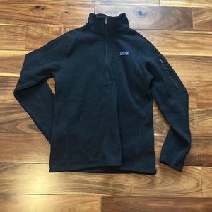 Patagonia black half zip fleece